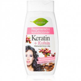 Bione Cosmetics Keratin Kofein відновлюючий кондиціонер для волосся  260 мл