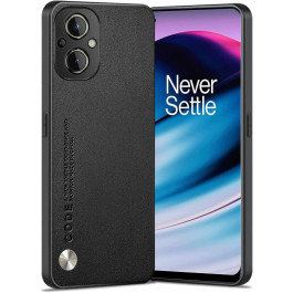 Code Tactile Experience Leather Case для OnePlus Nord N20 Black