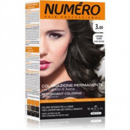 Brelil Numero Permanent Coloring фарба для волосся відтінок 3.00 Dark Brown 125 мл