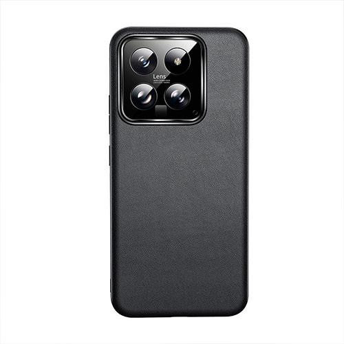 GKK Luxury Shockproof Hybrid Leather Case для Xiaomi 14 Pro Black - зображення 1