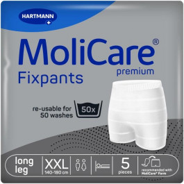 Hartmann Еластичні штанці для фіксації урологічних прокладок  MoliCare Premium Fixpants XXL Подовжені 5 шт (4
