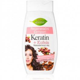 Bione Cosmetics Keratin Kofein відновлюючий шампунь  260 мл