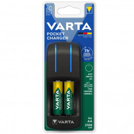 Varta Pocket Charger + 4AA 2100 mAh NI-MH (57642101451)