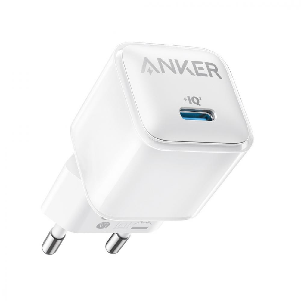 Anker PowerPort 512 Nano Pro 20W PIQ3.0 White (A2346G21) - зображення 1