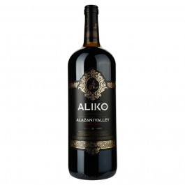 Aliko Вино  Алазанська долина червоне напівсолодке, 1,5 л (4820004928683)