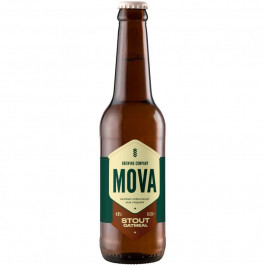 MOVA Пиво  Stout Oatmeal, темне, нефільтроване, 4,9%, 0,33 л (4820251790019)