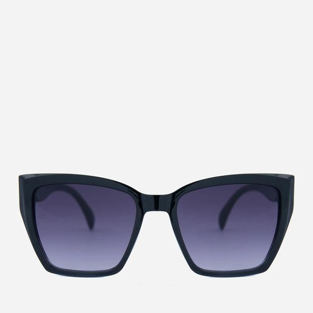 SumWIN Сонцезахисні окуляри жіночі  1248-02 Чорні градієнт - зображення 1