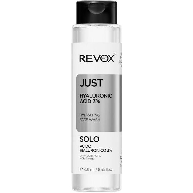 Revox Зволожуючий засіб для вмивання  B77 Just Hyaluronic Acid 3% Hydrating Face Wash 250 мл (506056510497 - зображення 1