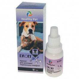 Healthy Pet Краплі для порожнини рота тварин з іонами срібла та хлоргексидином 15 мл (3092257)