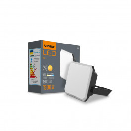 VIDEX Світлодіодний прожектор  VLE-F3-0205B 20W 5000K 220V Black (5904405542439)