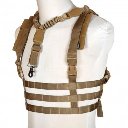 Primal Gear Sling Chest Rig Cotherium - Coyote Brown (PRI-18-031722)