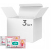 Вологі серветки Dada Упаковка влажных салфеток Для девочек с клапаном 3 пачки по 120 шт (8590174980496)