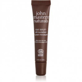 John Masters Organics Buckwheat & Green Microalgae Eye Serum зміцнююча сироватка для шкіри навколо очей від зморшок, набря