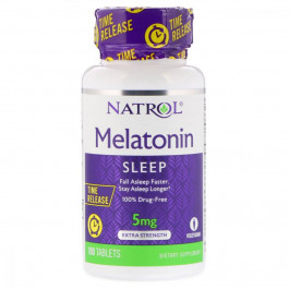 Natrol Мелатонін Підвищеної Сили Дії 5 мг, Melatonin, , 100 таблеток