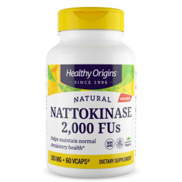 Healthy Origins Наттокиназа 100 мг, , 60 гелевых капсул