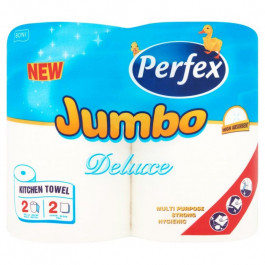 Perfex Паперові рушники  Deluxe Jumbo, двошарові, 2 рулони (8606102287374)
