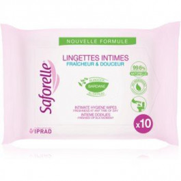 Saforelle Intim whipes серветки для інтимної гігієни 10 кс