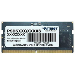 PATRIOT 16 GB SO-DIMM DDR5 4800 MHz Signature Line (PSD516G480081S)