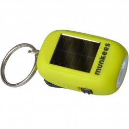 Munkees 1101 Mini Solar/Dynamo Flashlight (1012-1101-GR)