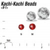 Decoy Бусинка B-1 Kachi Kachi Beads / M / Red / 9pcs - зображення 3