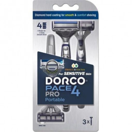 Dorco Бритва одноразова  Pace4 Pro 4 леза, 3 шт.