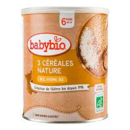 Babybio Органічна каша  Злакова з пшеницею, вівсом та рисом, від 6 міс., 220 г