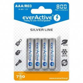 everActive AAA 800mAh NiMh 4шт Professional Line EVHRL03-800