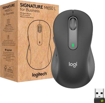Logitech Signature M650 L Wireless Mouse for Business Graphite (910-006348) - зображення 1