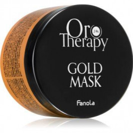 Fanola Oro Therapy Gold Mask зволожуюча маска для сухого та неслухняного волосся 300 мл