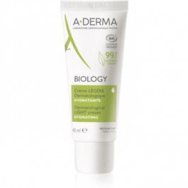 A-Derma Biology легкий зволожуючий крем для нормальної та змішаної шкіри 40 мл