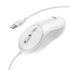 Hoco GM13 Esteem business wired mouse White - зображення 1