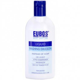 EUBOS Basic Skin Care Blue очищуюча емульсія без ароматизатора 200 мл