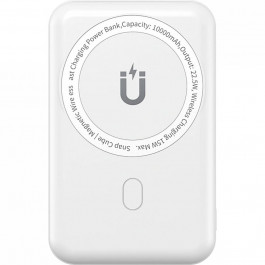 WIWU Snap Cube Magnetic Wireless Charger 10000mAh White