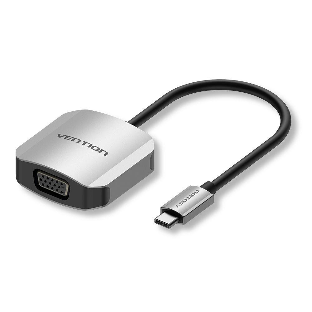 Vention USB-C to VGA Grey (TDFHB) - зображення 1