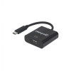 Manhattan USB-C - HDMI Black (151788) - зображення 1
