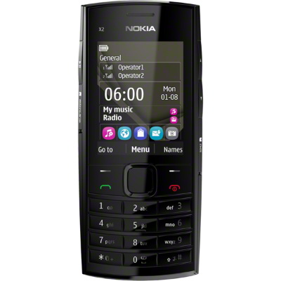 Nokia X2-02 (Black) - зображення 1