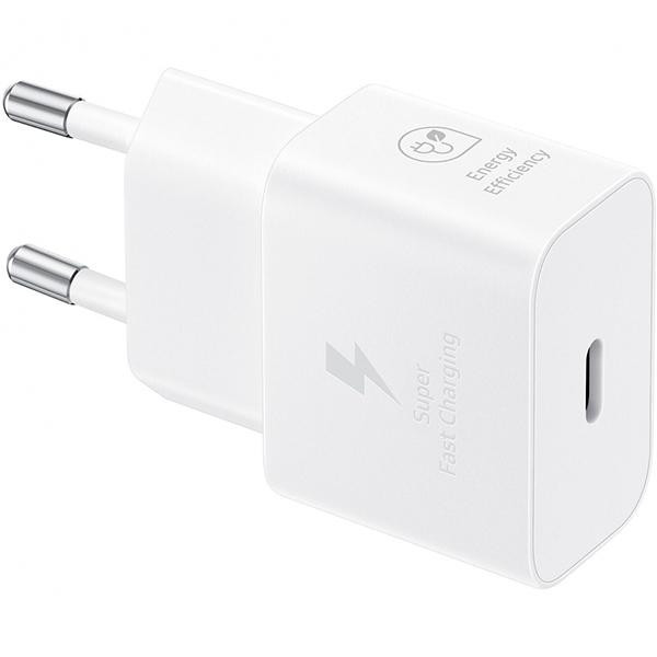 Samsung 25W PD Power Adapter White (w/o cable) (EP-T2510NWE) - зображення 1