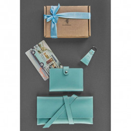 BlankNote Жіночий подарунковий набір для подорожей (тревел-кейс, обкладинка для паспорта, брелок)  (12341)