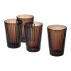 IKEA VARDAGEN набір склянок, 4 шт, коричневий, 310 мл (305.305.26) - зображення 1