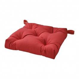 IKEA MALINDA Подушка на стілець темно-червона 40/35х38х7 см (105.728.00)