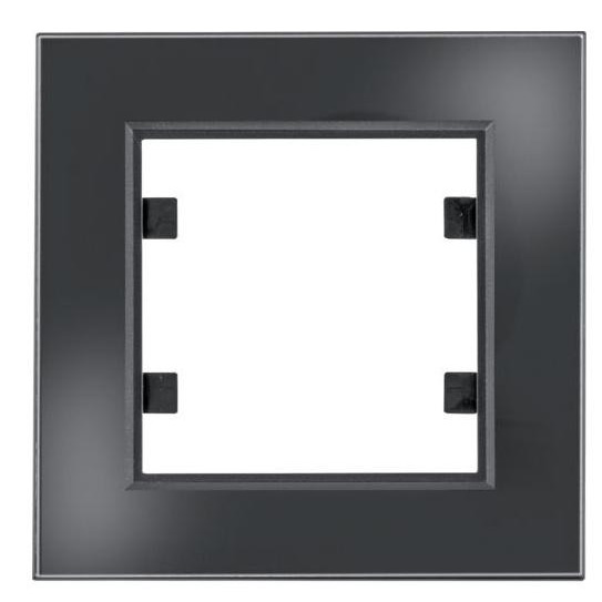 Hager WL9011 Lumina-Passion 1Х черное стекло - зображення 1
