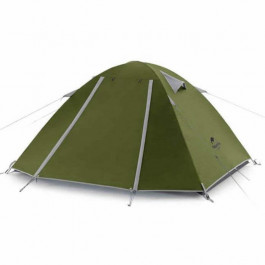 Naturehike P-Series 4P UPF 50+ Family Camping Tent NH18Z044-P, dark green