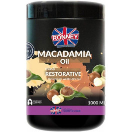 Ronney Маска  Macadamia Oil Зміцнювальна для слабкого і сухого волосся 1000 мл (5060589154766)