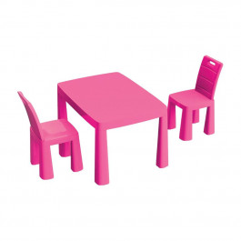 Doloni Стіл та два стільці, рожевий (04680/3)