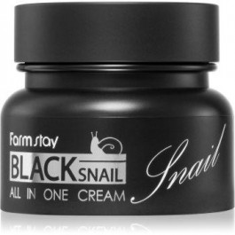 FarmStay Black Snail All-In One поживний крем для шкіри обличчя з екстрактом равлика 100 мл