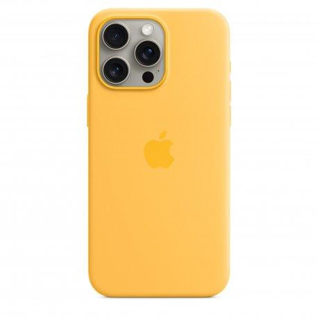 Apple iPhone 15 Pro Max Silicone Case with MagSafe - Sunshine (MWNP3) - зображення 1