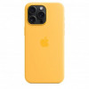 Apple iPhone 15 Pro Max Silicone Case with MagSafe - Sunshine (MWNP3) - зображення 4