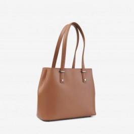 Virginia Conti Класична жіноча шкіряна сумка  03471 рудого кольору