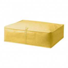 IKEA Ящик для зберігання одягу/постільної білизни BRUKSVARA, жовтий, 62x53x19 см (105.826.15)