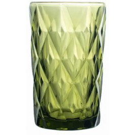Helios Набір склянок для води  "Смарагд" 6 шт. 350 мл, кольорове скло (6441)